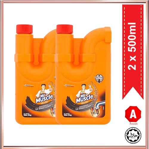 MR MUSCLE SINK & DRAIN DECLOGGER 500ML Lazada Singapore