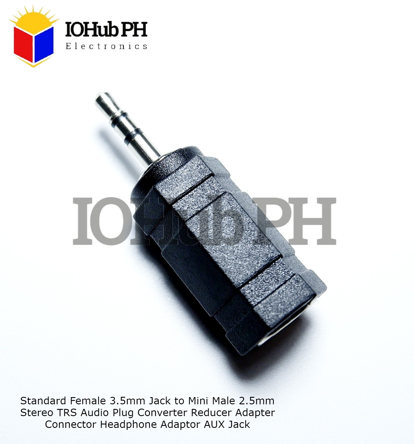 Standard Female 3.5mm Jack to Mini Male 2.5mm Stereo TRS Audio Plug