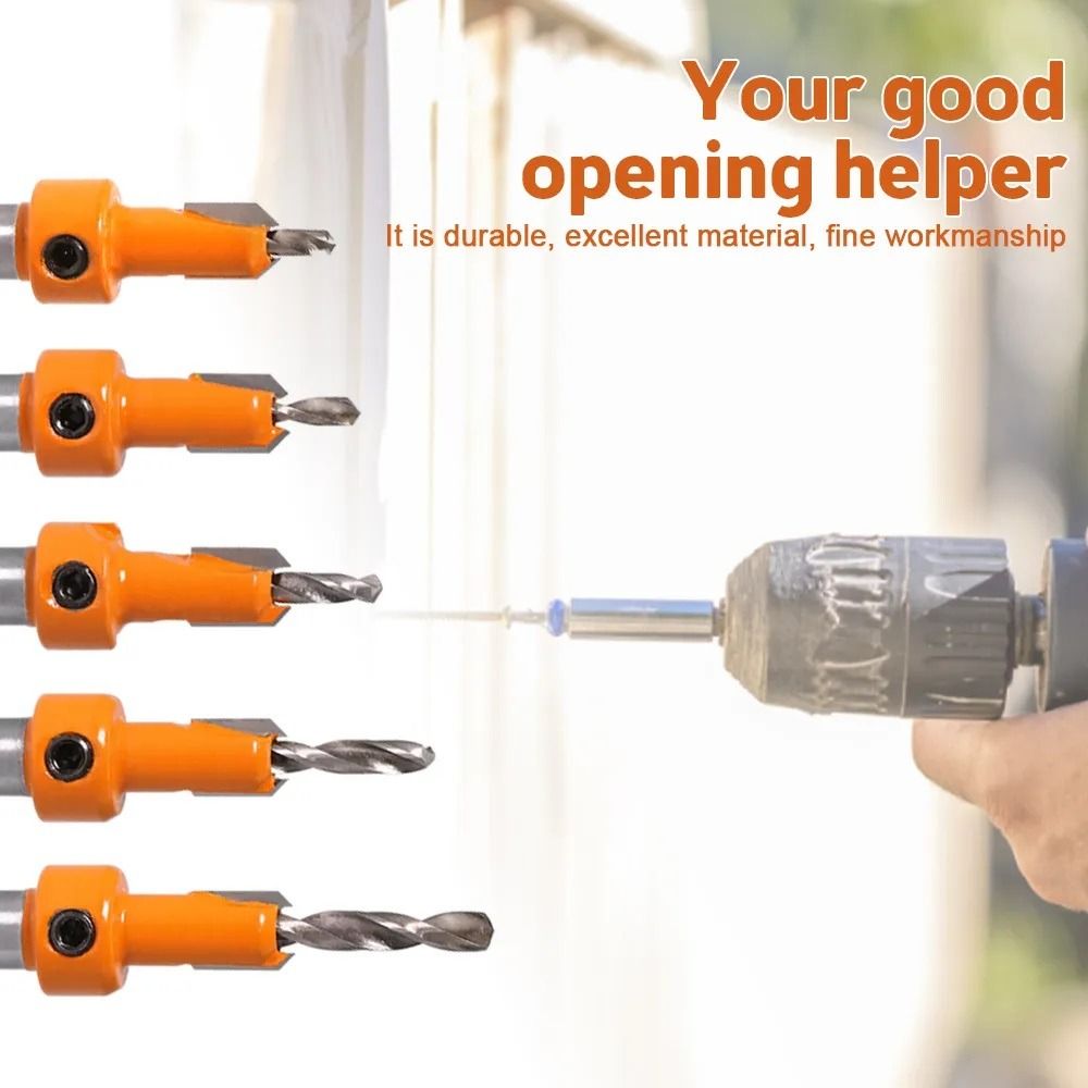Sink Router Step Counter sink Drill Bit Hole Punch Sink hole Screw Drill Router ...