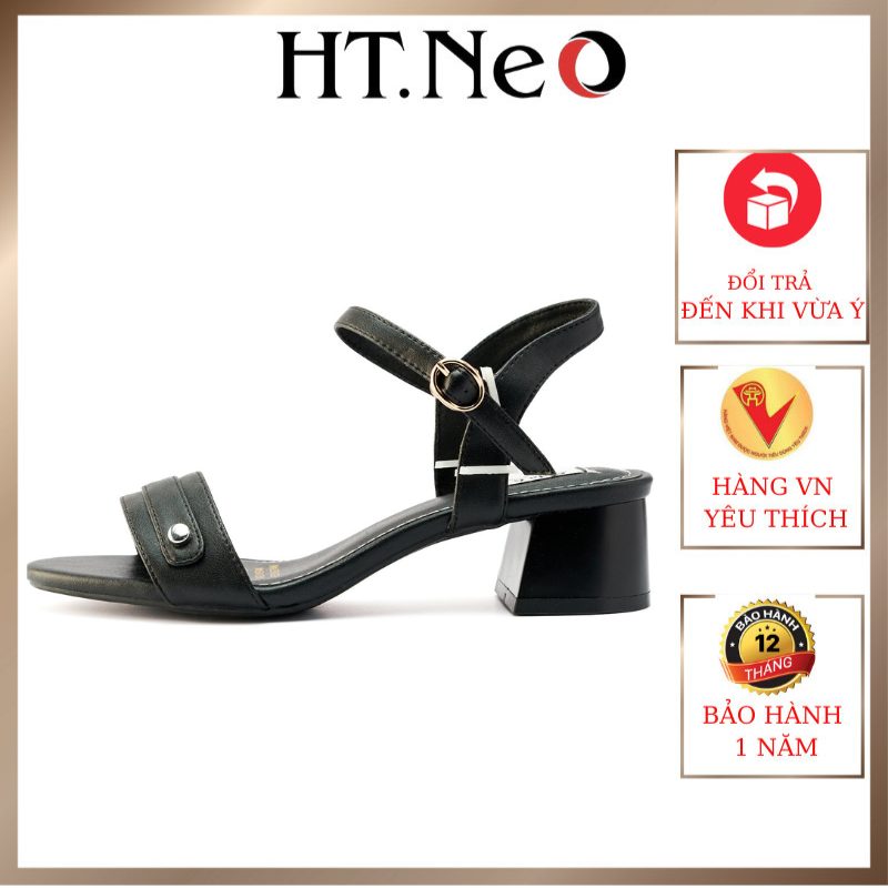 Sandal nữ, sandal cao gót đế trụ HT.NEO với thiết kế trẻ trung, chất liệu da cao cấp đi cực êm chân, thoải mái, không hề bị đau chân và cực dễ phối đồ SDN81 thumbnail