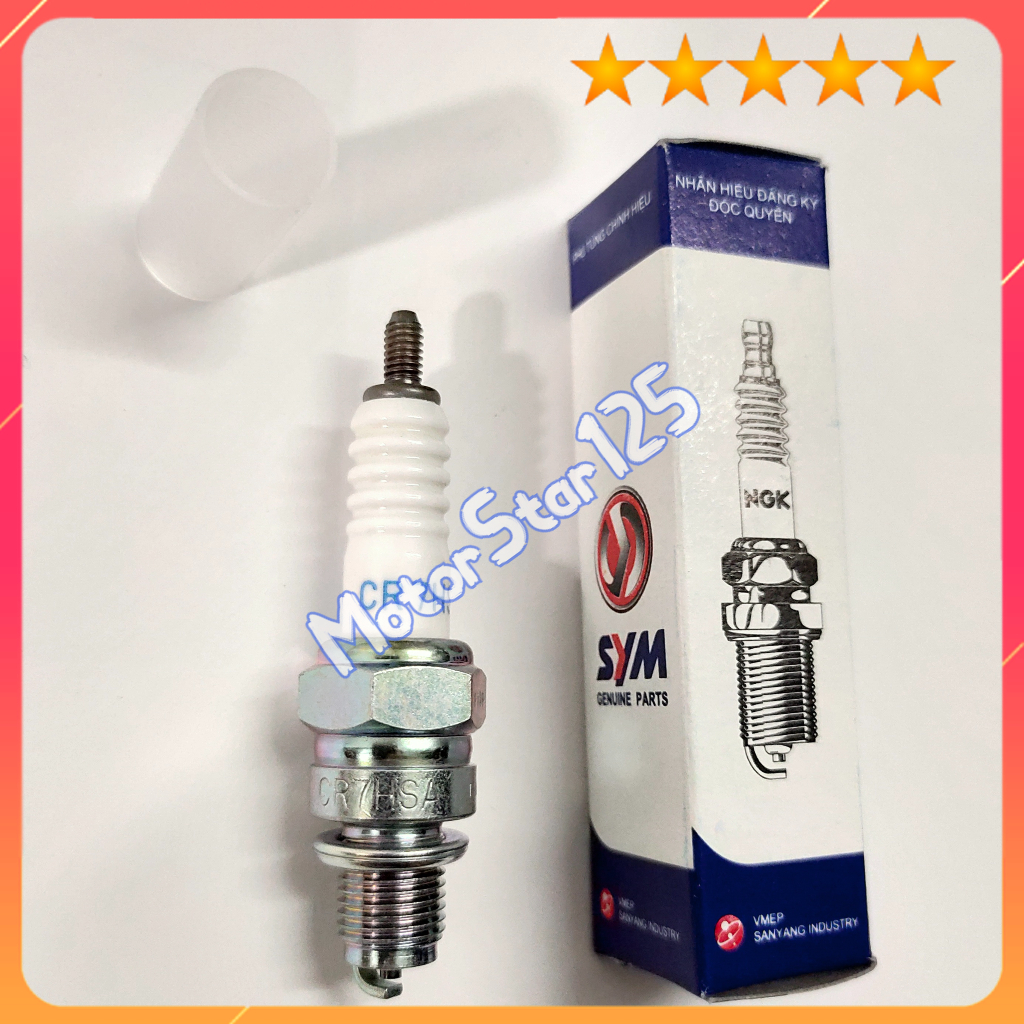 Bugi xe máy Star Sr 125 CR7HSA Hàng Chính Hãng SYM
