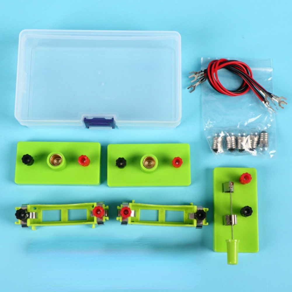 OUTWIT SURVEILLANCE76CE4 DIY Students Science Toys STEM Experiment Teaching Hands-on Ability Toy Electricity Learning Kit Electric Circuit Experiment Montessori Learning Experiment Set Basic Circuit