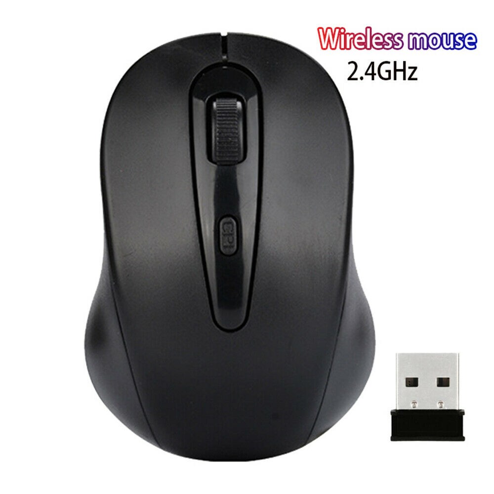 2.4G Wireless Mouse 1600DPI Adjustable Mini Optical Computer Mouse For Laptop Desktop