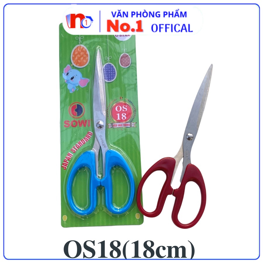 Kéo Văn Phòng Gstar OS 16/18/20 3 size ( Giao màu ngẫu nhiên )
