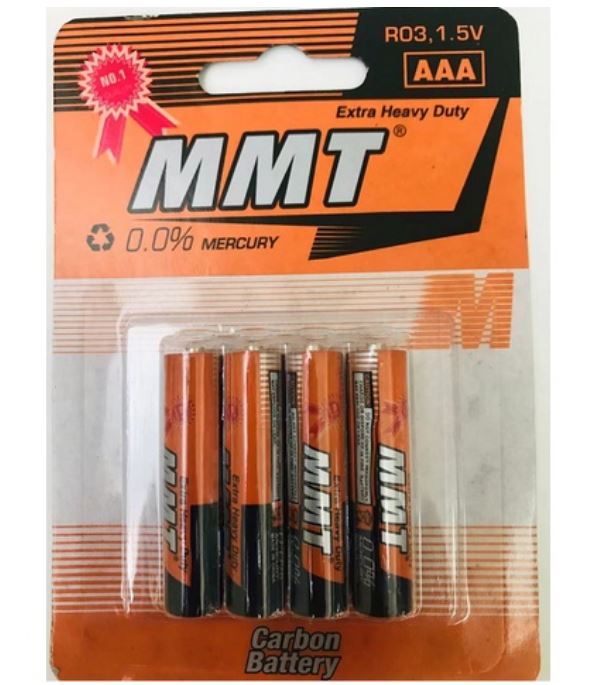 MMT EXTRA HEAVY BATTERY (AA-AAA) Battery AA MMT/CARBON BATTERY/COD