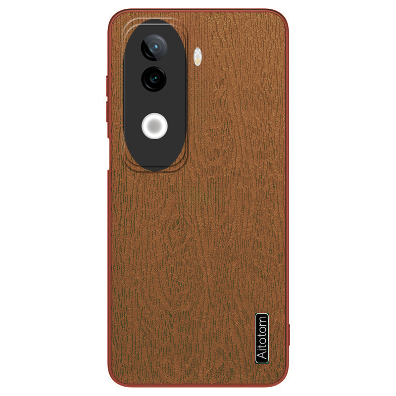 Phone case Vivo iqoo Z9S Wood Texture Canvas Hrad Shockproof Back cover Vivo iqoo Z9S.