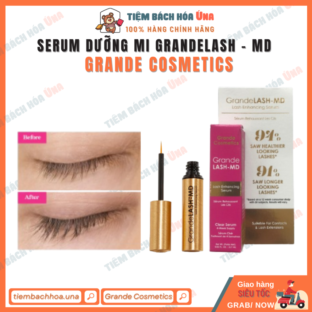 Serum dưỡng mi siêu dài và dày grande lash-md clear serum