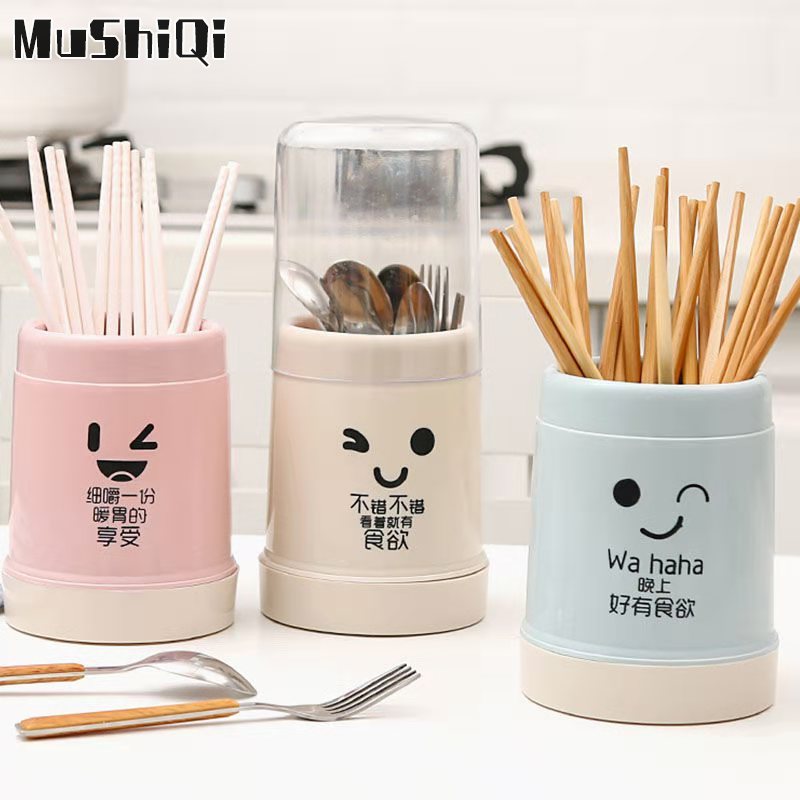 Dust-proof chopsticks cage with cover chopsticks tube kitchen tableware storage box chopsticks basket household chopsticks box shelf chopsticks bucket