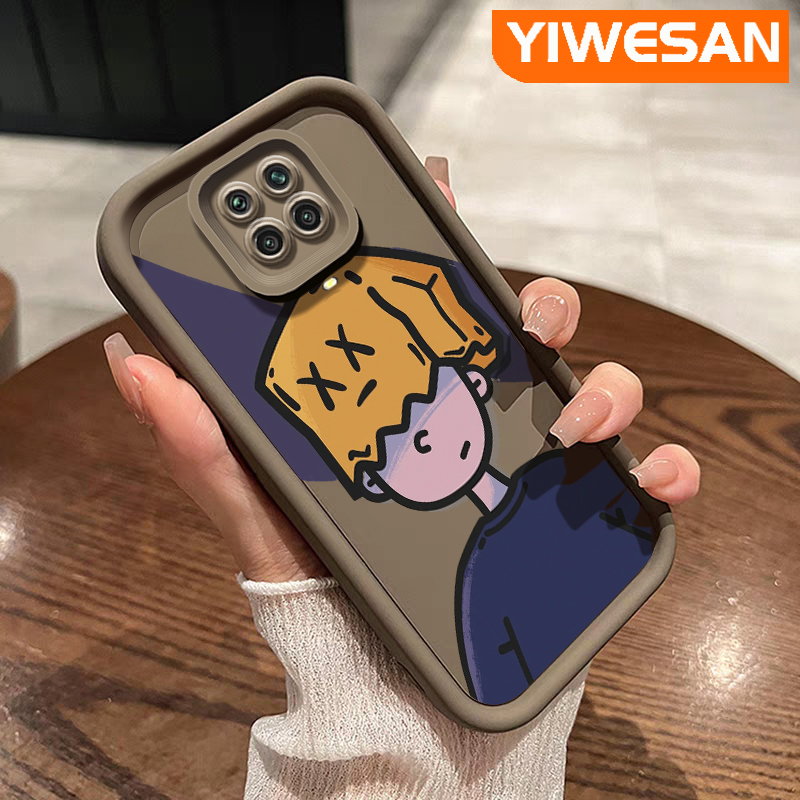 YIWESAN Casing For Xiaomi Redmi Note 9 Note 9s Note 9 Pro 10X POCO M2 Pro Case Cartoon Creative Boy Girl Pattern New Design Phone Cases Shockproof Silicone Soft Case All Inclusive Camera Lens Protection Cover