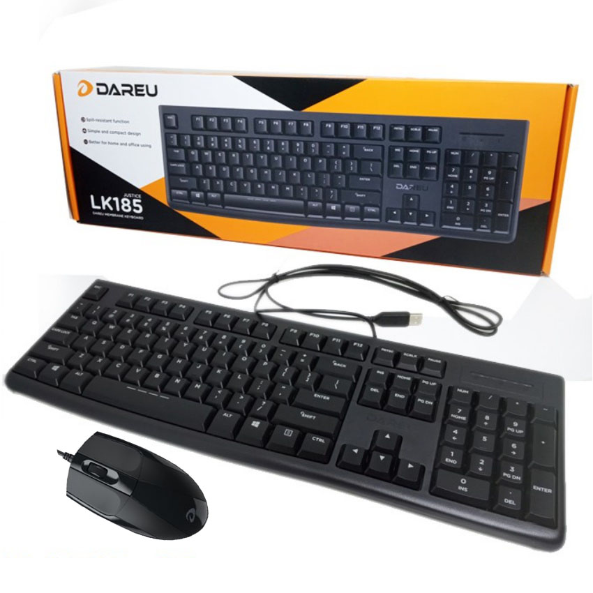 Combo bộ phím dareu lk185 và chuột lm103