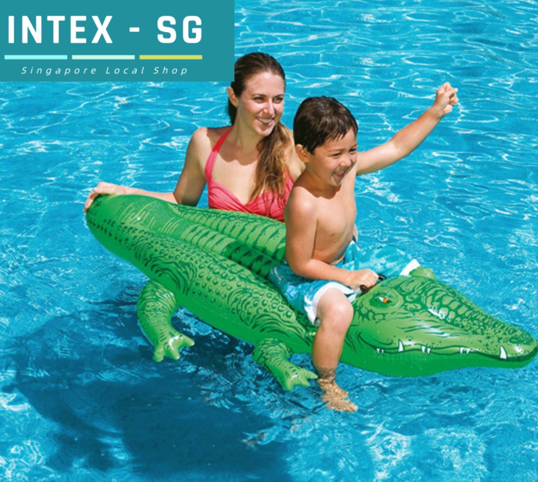 intex alligator pool float