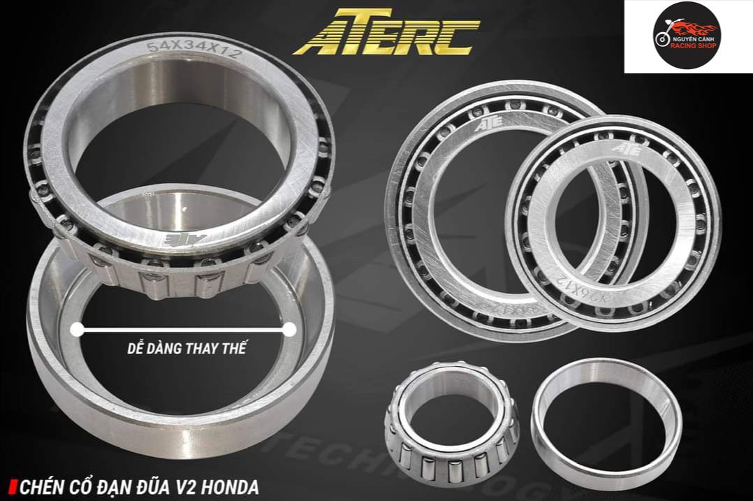 Bộ chén cổ đạn đũa ate.v2 cho xe honda