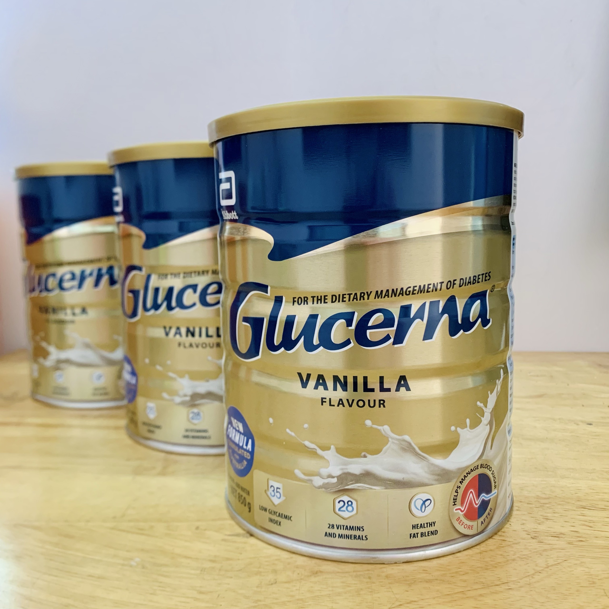 Sữa bột Glucerna Úc [ĐL 850gr] - Hàng có sẵn cho người tiểu đường