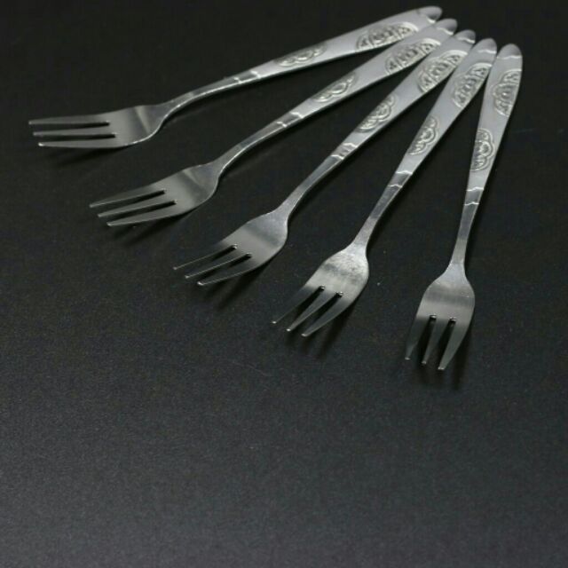 Thìa dĩa inox hoa văn thìa cafe HV12