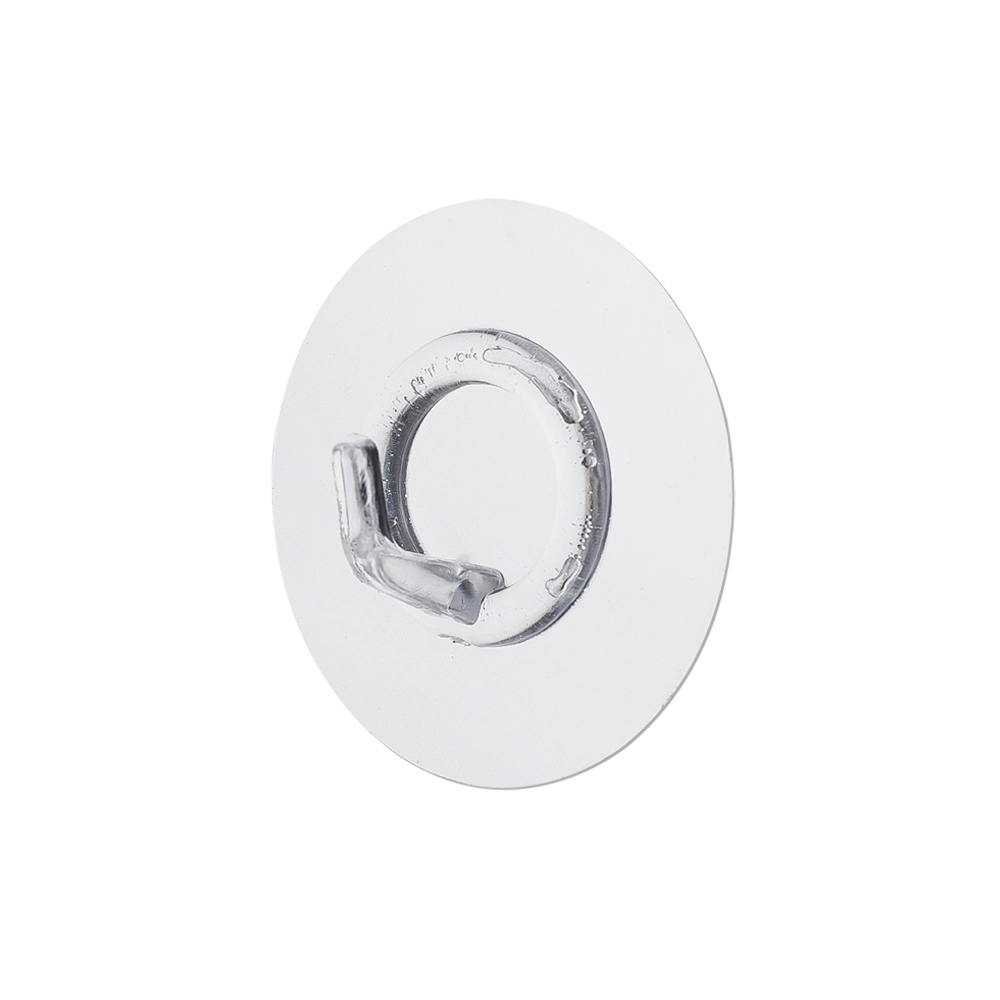 5/10Pcs Transparent Round Wall Hook Strong Self Adhesive Door Wall Hangers Hooks for Kitchen Bathroom