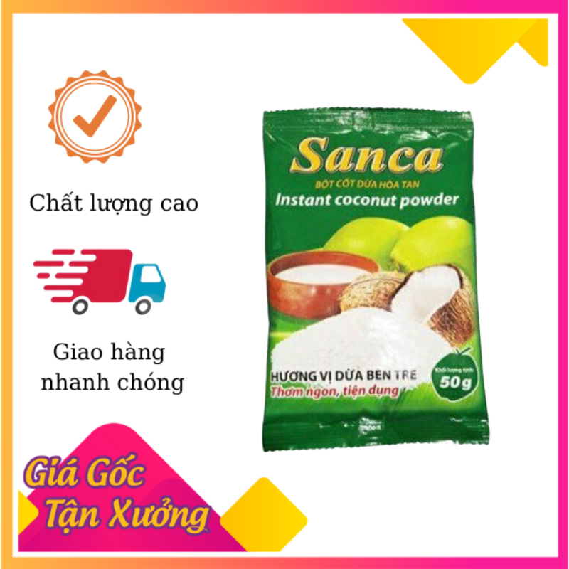 Bột cốt dừa sanca gói 50g