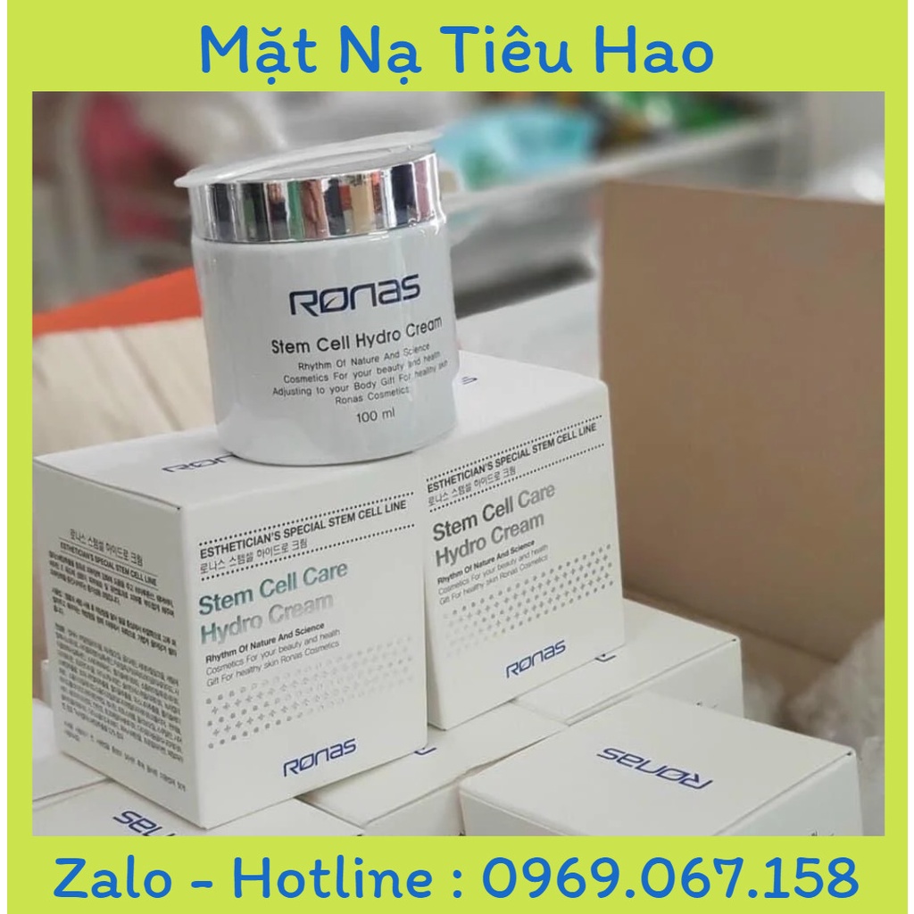 Kem tế bào gốc ronas trắng da chuyên sâu