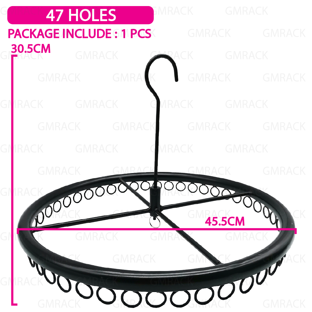 [GMRACK] CEILING RING HOLDER HANGER BULAT MULTI HOLES 2 SIZE EXTENDABLE
