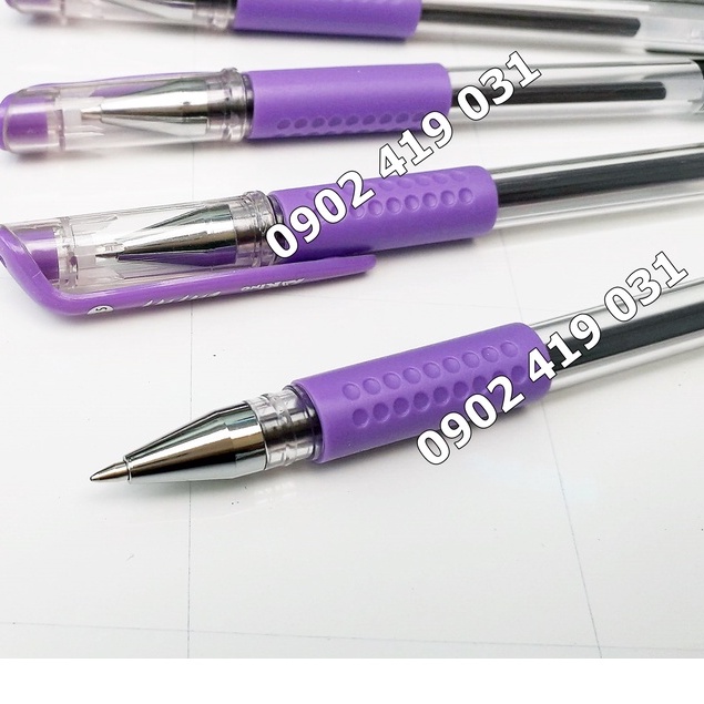Hộp 12 Bút Mực Tím ODEMEI - K009 [ Bút Gel mực nước ]