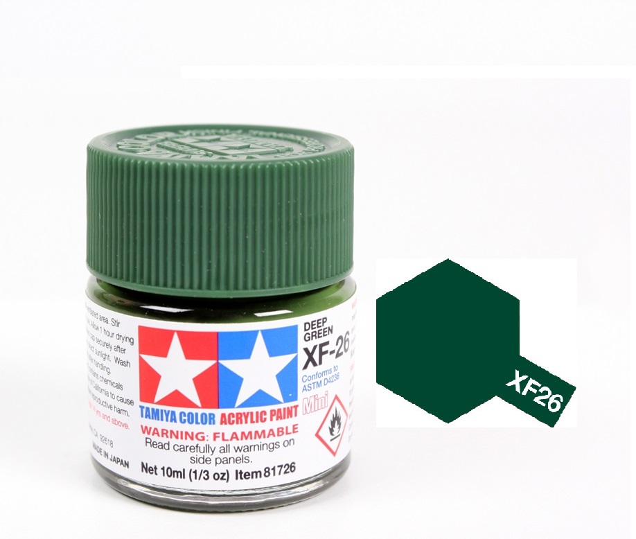 Acrylic ( XF21 ~ XF27  ) sơn mô hình gốc nước 10ML Tamiya
