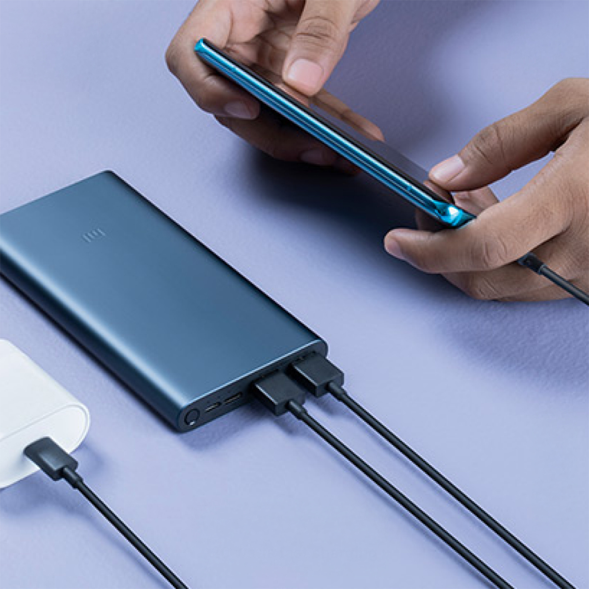 Xiaomi Mi Power Bank  10,000mAh – QC 3.0, Type-C Dual Output, Fast Charging, Portable by Fuse Nepal. 