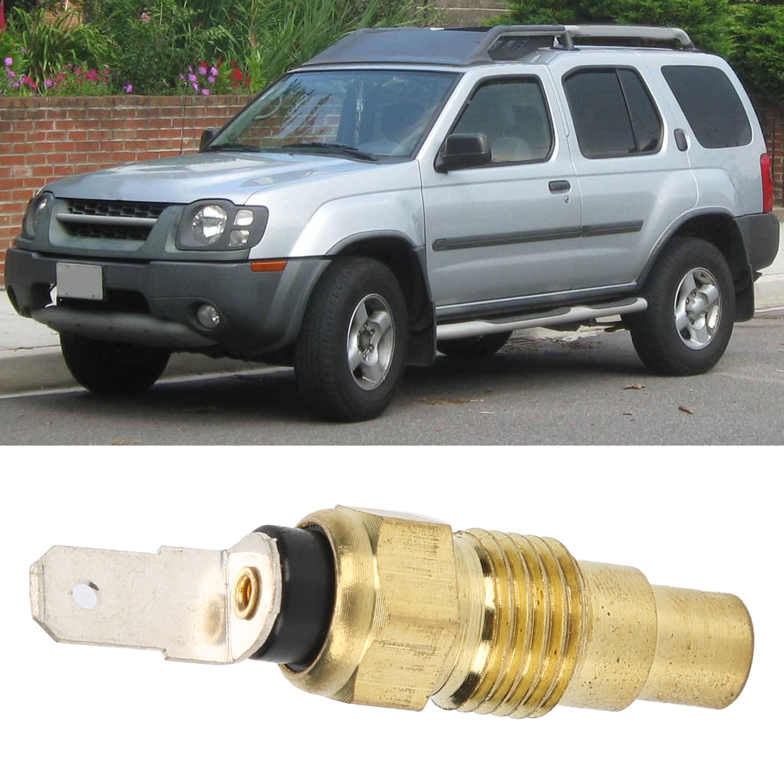 Water Temperature Sensor Simple To Install Coolant Temperature Sensor Durable for Engine Coolant