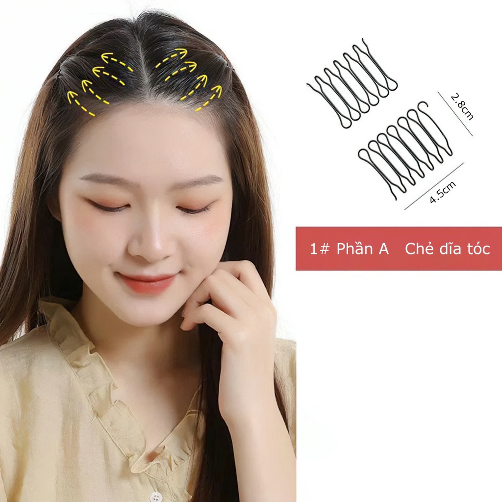 Lumbley seamless hair tidy clip-mounted