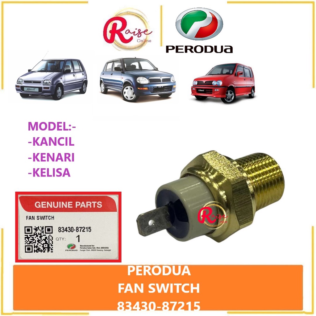 Daihatsu Perodua Kancil Kelisa Kenari Radiator Fan Switch 8343087215