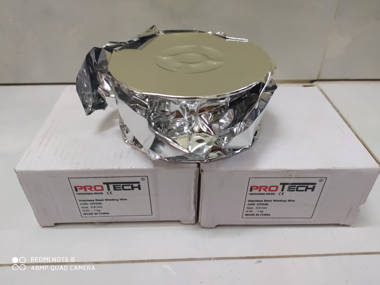 Cuộn dây INOX cho máy hàn mig 1kg ( KHÔNG DÙNG CO2 )