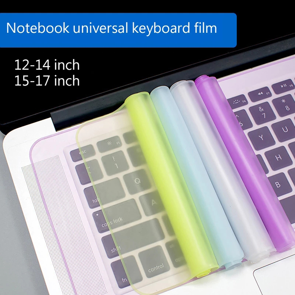 Keyboard Cover For Laptop Notebook Silicone Protector Skin Laptop Dust Film 12-14 inch and 15-17 inch. 