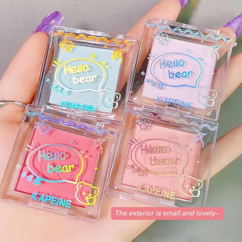 Capel Bear Monochrome Blush Waterproof Long-lasting Natural Matte Blush Face Makeup