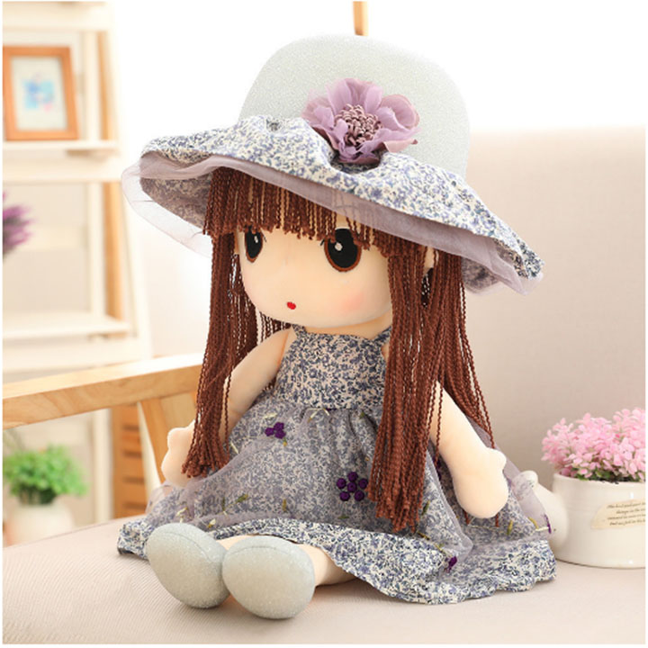 Búp Bê bông cô gái đáng yêu 45cm -60cm