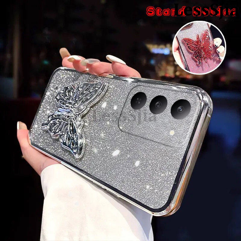 Phone%20cover%20Realme%20C71%20C75%20C75X%20Back%20case%20with%20Cute%20Butterfly%20Stand%20Luxury%20Slim%20Gradient%20Clear%20Plating%20Glitter%20Girls%20For%20Realme%20C75%20C75X%20C71%20Phone%20cases%20-%20Image%203