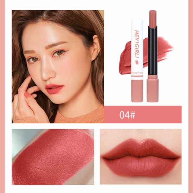 ( Chính hãng) Set 4 son sáp lì bút chì Heng Fang