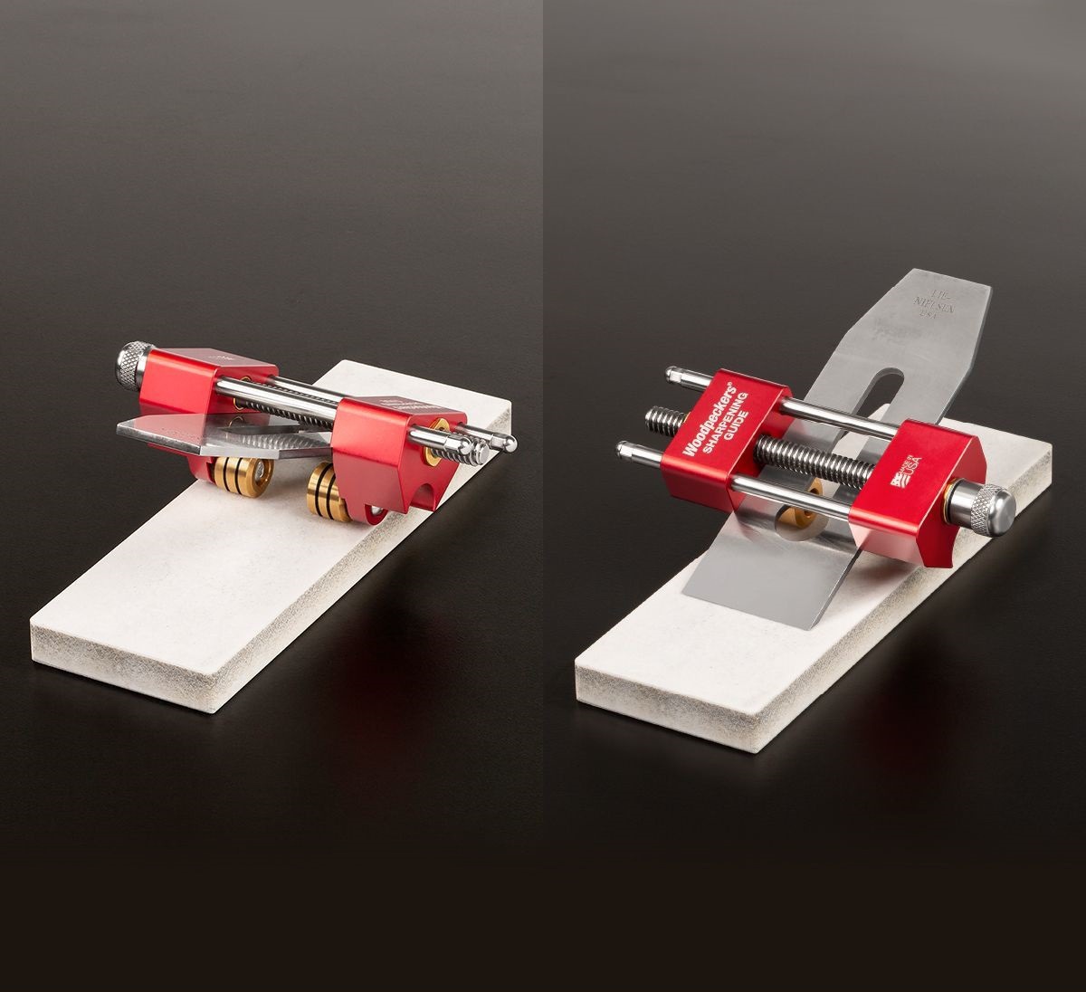 Carpentry Mohoo Sharpening System Angle Fixture Angle Gauge Honing Guide Sharpening Holder For Woodworking Chisel