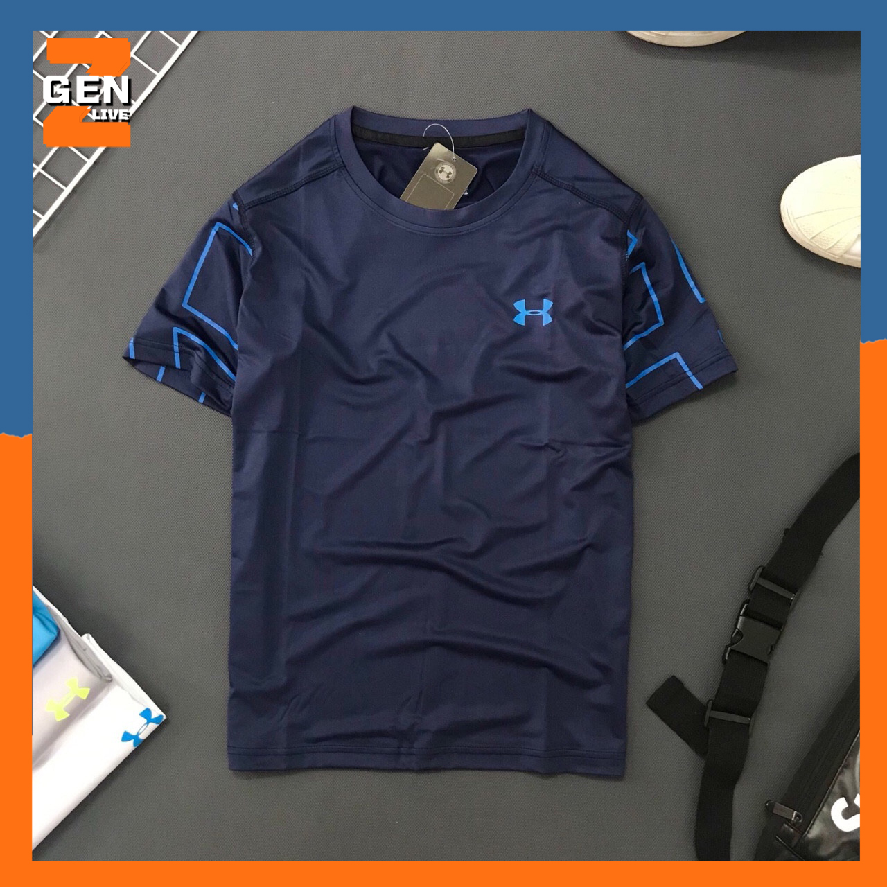 Áo thun thể thao in logo cá tính, đơn giản - LZ FASHION - PS042