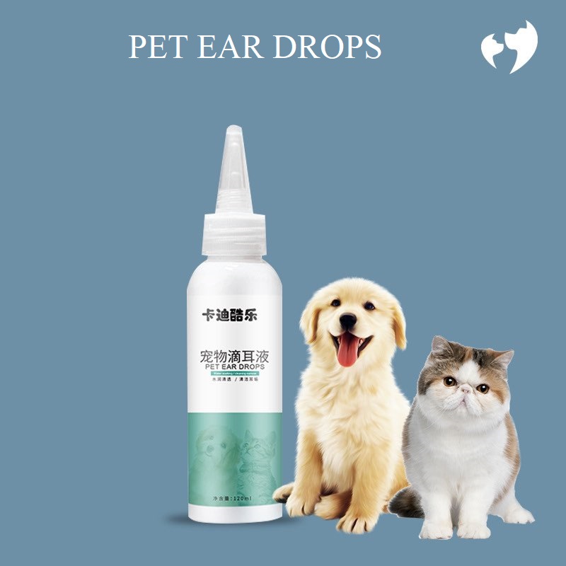 120ml Pet Ear Drop Solution for Infection Treatment Cat Dog Ear Remove