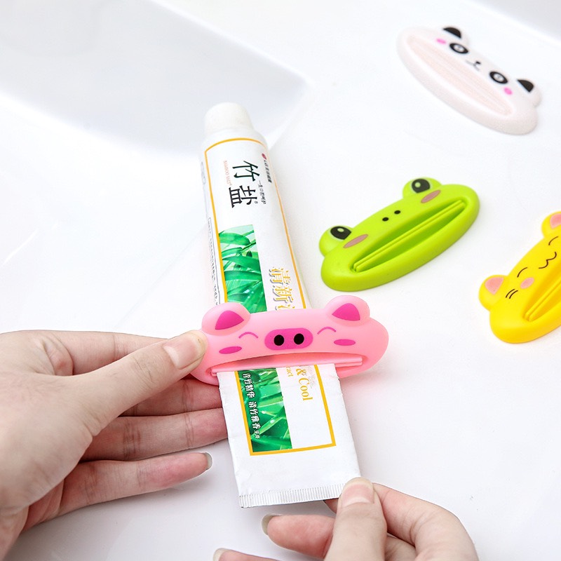 Dụng Cụ Vuốt Sạch Kem Đánh Răng C40 Mặt Thú Đáng Yêu TTNTC40