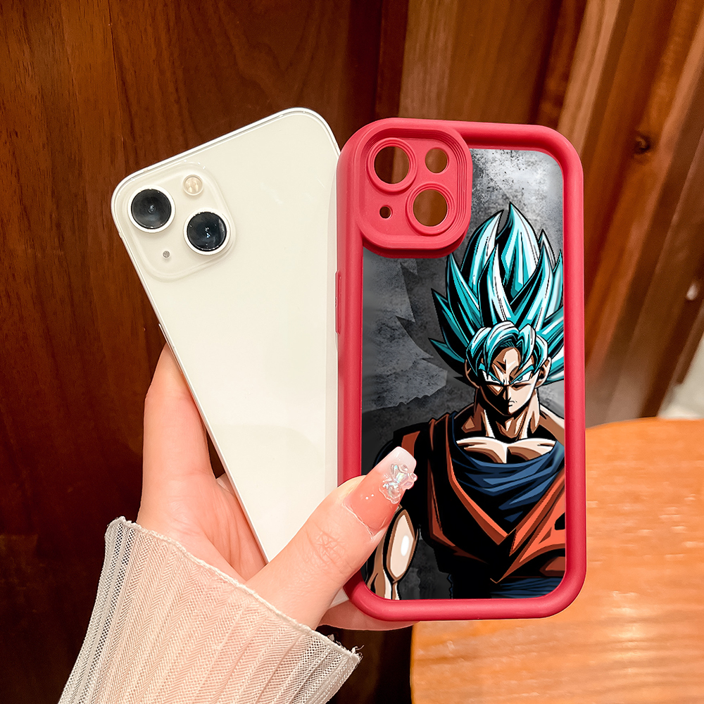 ZeroQiQi for Realme C15 Back Cover Anime Dragon Ball Soft Rubber Ladder Camera Protection Phone Case. 