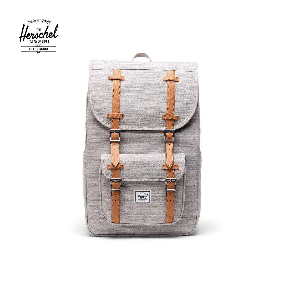 Herschel Little America Mid Volume Backpack Light Grey Crosshatch Us 20L Lazada PH