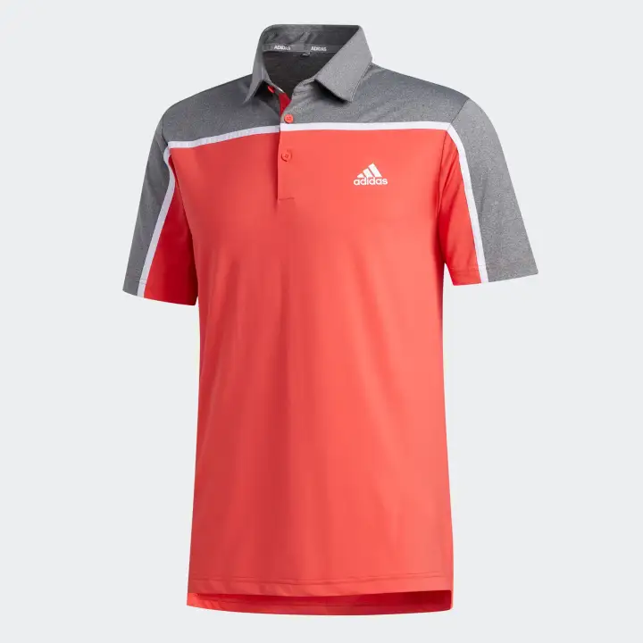 adidas men's ultimate365 colorblock golf polo
