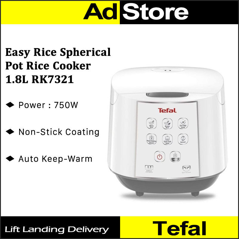 Tefal Spherical Pot Rice Cooker 1.8L RK7321 Lazada Singapore