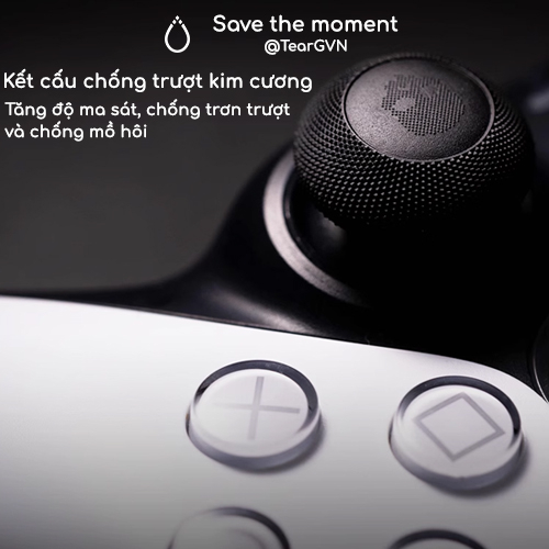 Bọc Analog Convex thế hệ mới Skull & Co cho tay cầm PS4 / PS5 / Switch Pro Controller - Vỉ 2 cặp