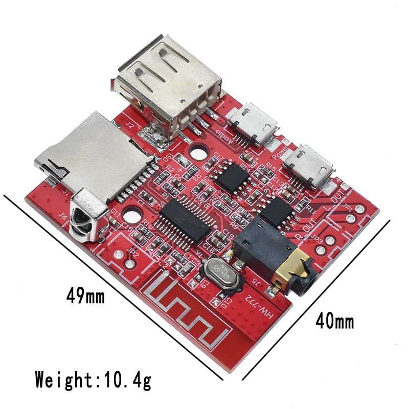 Bảng Mạch Giải Mã MP3 WAV Bluetooth 4.1 3 W Cho Xe Hơi Mô-đun Bộ Khuếch Đại Thu Âm Thanh Hỗ Trợ Điều Khiển Từ Xa USB/TF/U-DISK/IR