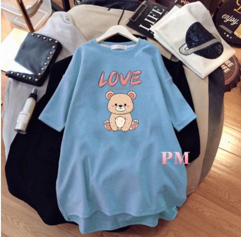 Áo phông cún ngồi LOVE PM11