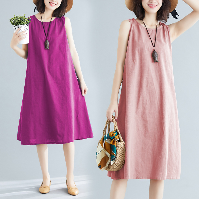 Women's Spring and Summer Loose Long Dress