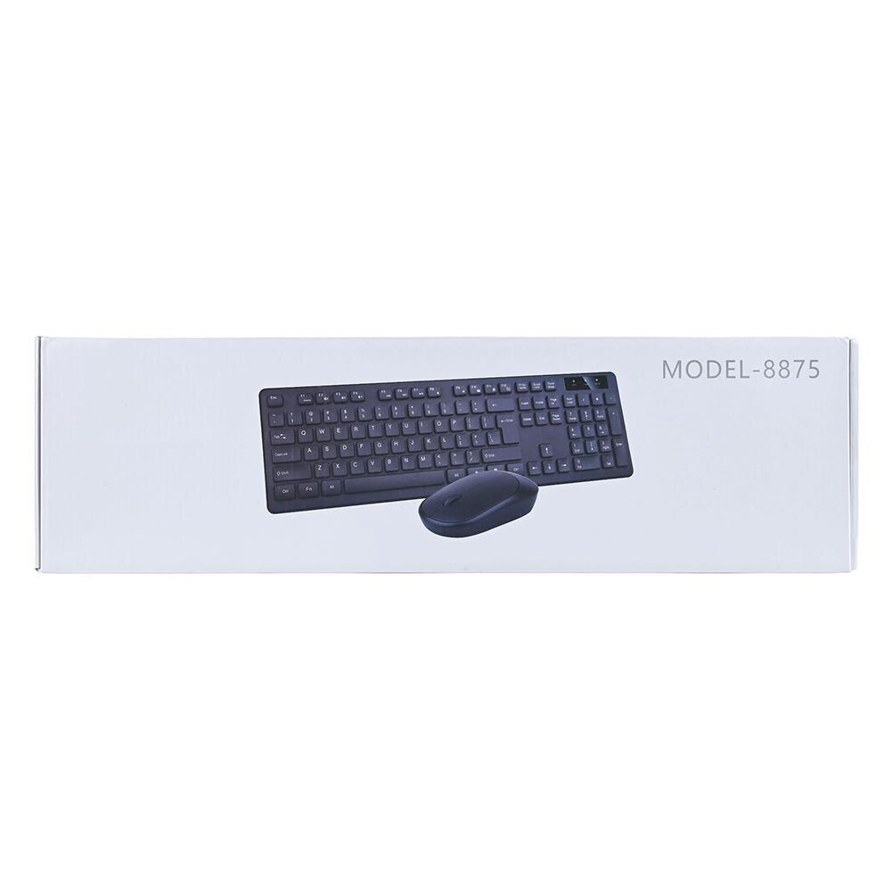 Wireless Bluetooth-Compatible Keyboard Mouse Set 2.4G Plug-Play Silent Waterproof Keyboards Mouse For Desktop Laptop Compact