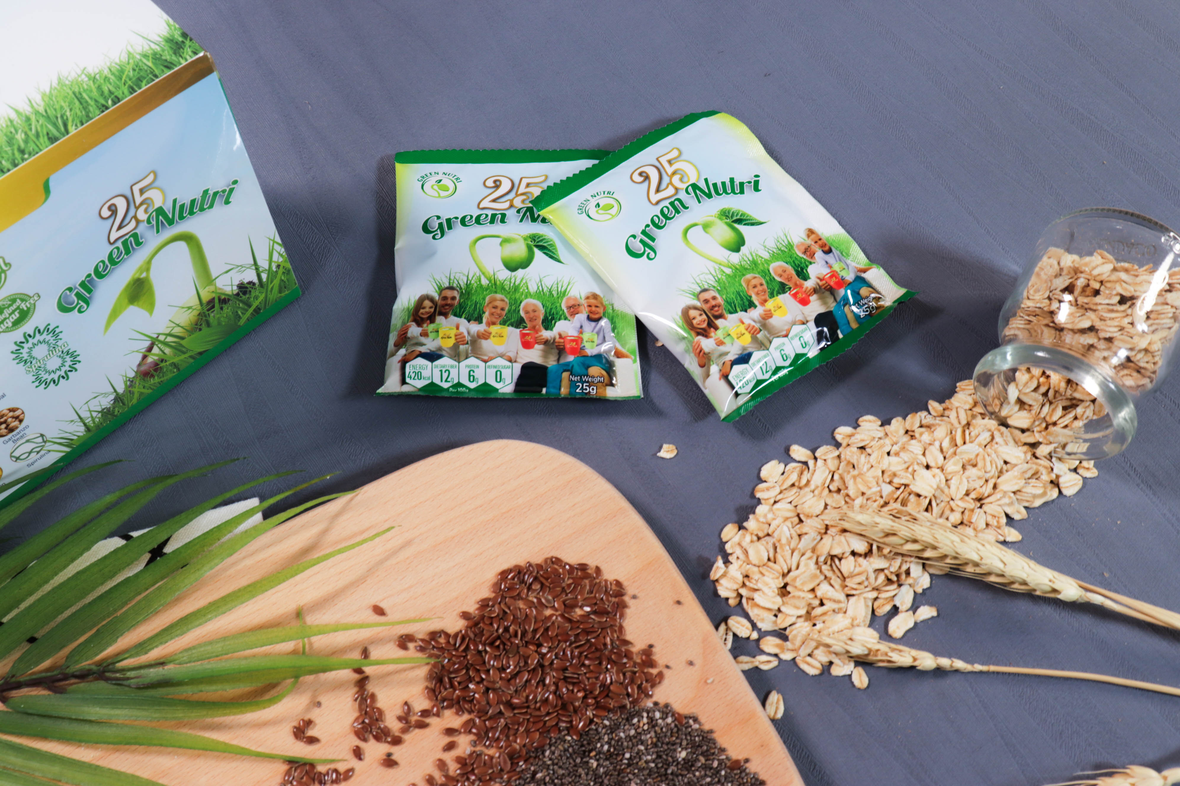 Sữa hạt ngũ cốc 25 Green Nutri Lon 750G