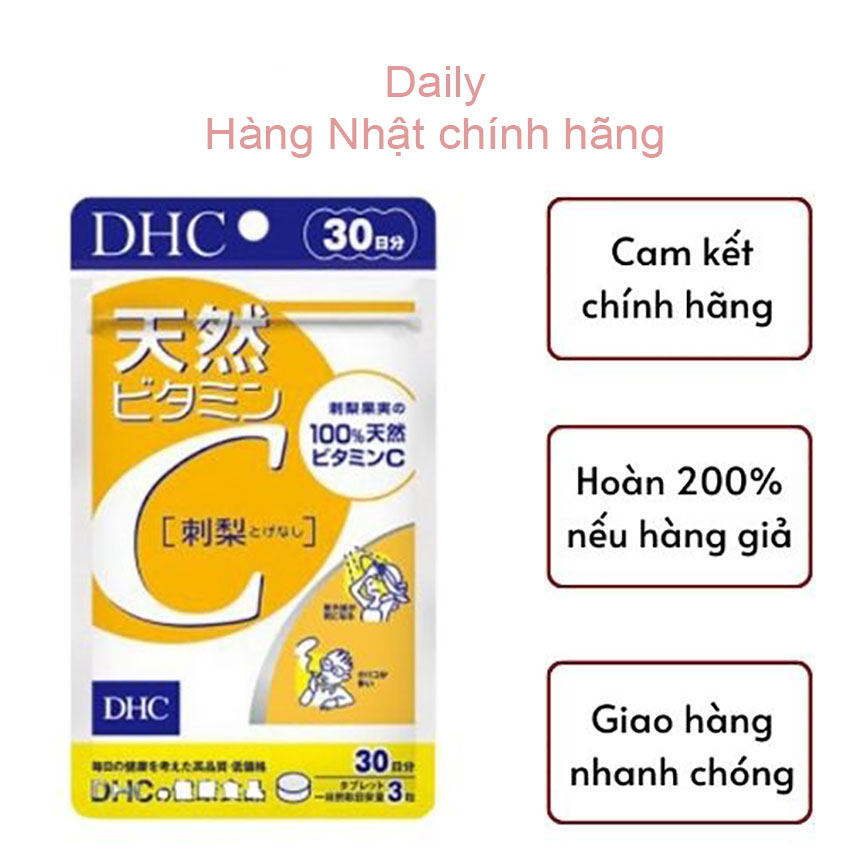 [Freeship] Vitamin C DHC dạng viên uống 1000mg