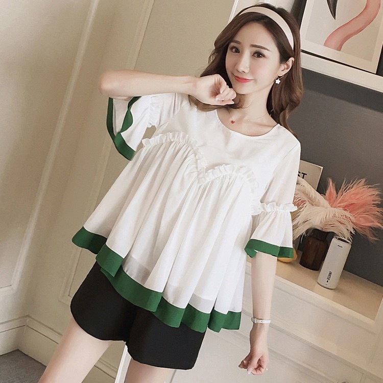 áo bầu cho mẹ trẻ-áo bầu công sở